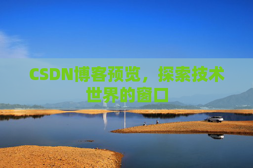 CSDN博客预览,探索技术世界的窗口
